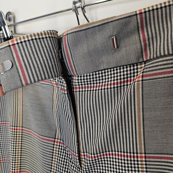 Liz Claiborne Plaid Classic Emma Tappered Ankle career ankle office pant size 14 - Picture 4 of 10